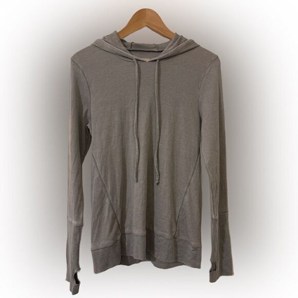 CHASER Vintage Rib Longsleeve Thumbhole Hoodie - NWT - Picture 1 of 3
